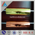 Metallic polyester gold mpet film